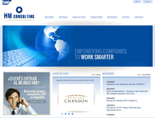 Tablet Screenshot of hmconsulting.com.ar
